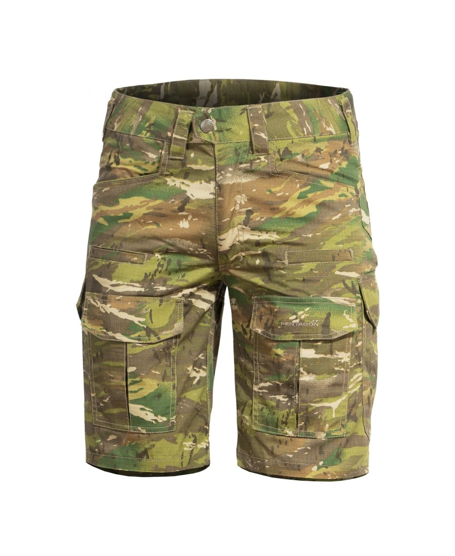 Clothing Pentagon Tactical Shorts | Lycos Short Pants Camo