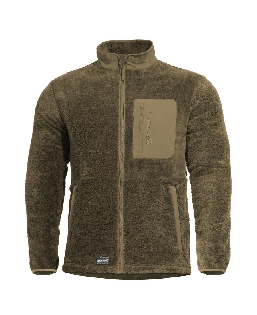 Clothing Pentagon Tactical Fleece | Grizzly Full Zip Sweater