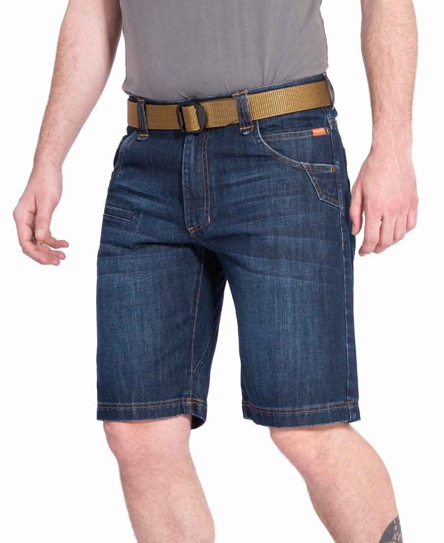 Clothing Pentagon Tactical Shorts | Rogue Jeans Shorts 40-Indigo Blue