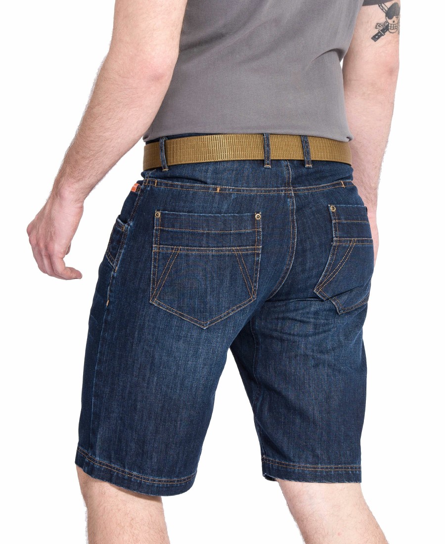 Clothing Pentagon Tactical Shorts | Rogue Jeans Shorts 40-Indigo Blue