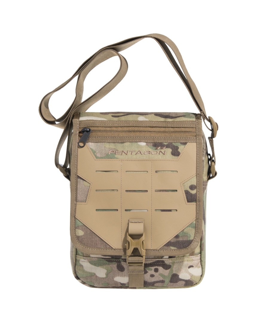 Backpacks & Bags Pentagon Tactical Concealment Bag & Pouches | Messenger Bag Camo 67-Multicam