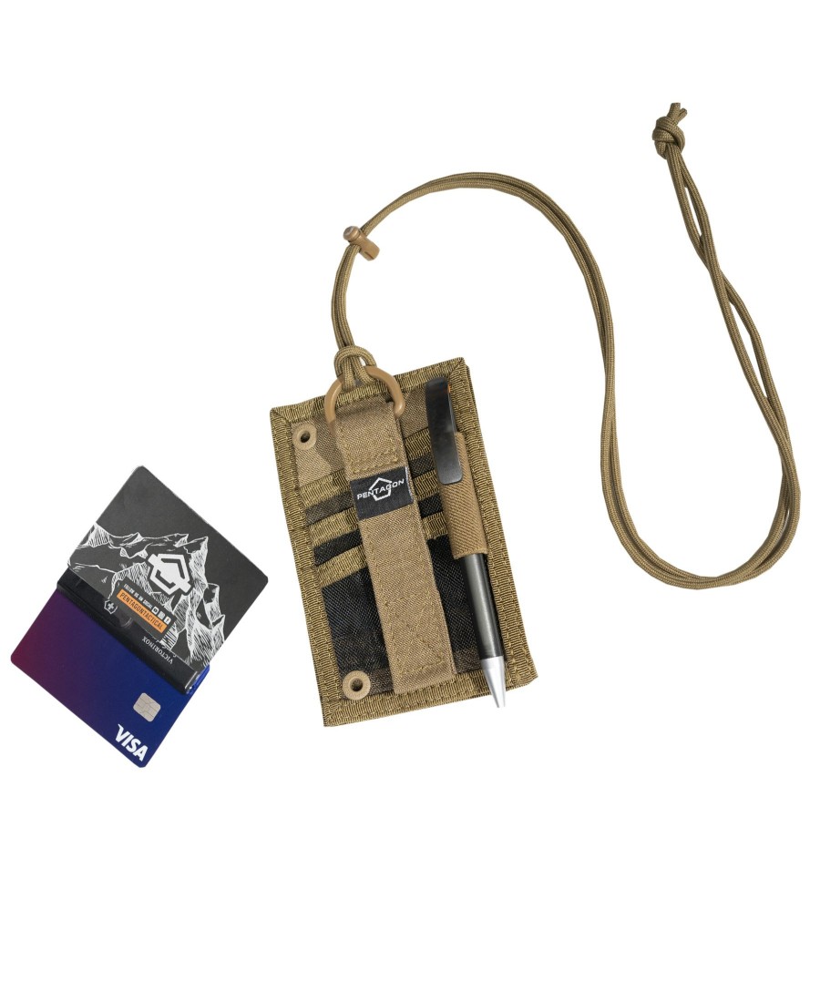 Backpacks & Bags Pentagon Tactical Utility Pouches | Tactical Id Card Holder