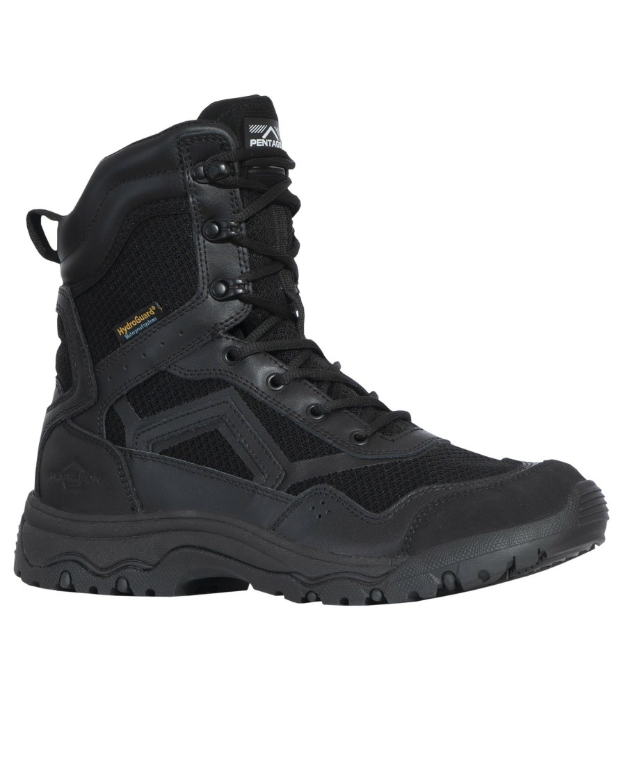 Miles Pentagon Tactical | Scorpion V2 Leather 8" Boots 01-Black