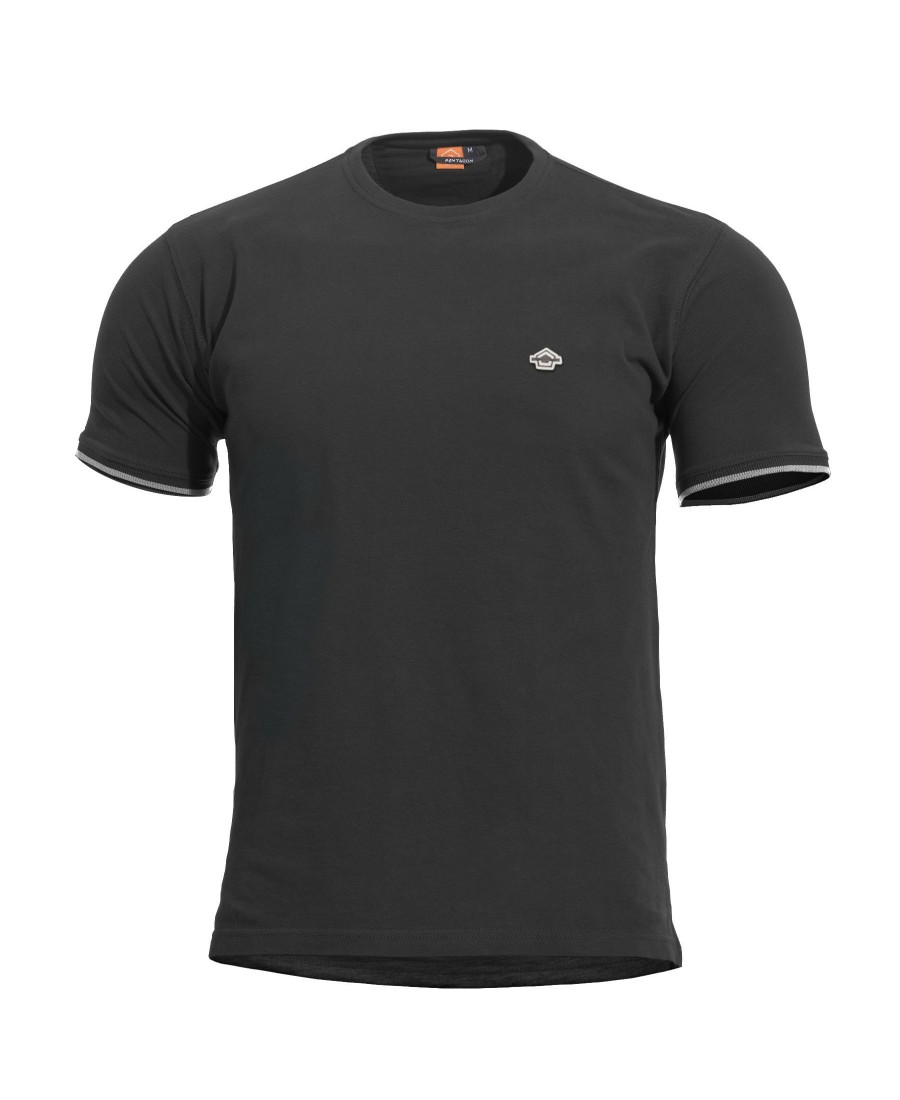 Clothing Pentagon Tactical Tees | Levantes Crewneck Stripes T-Shirt