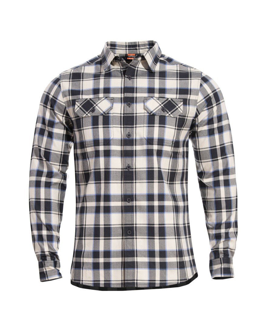 Clothing Pentagon Tactical Shirts | Drifter Flannel Shirt (Off)