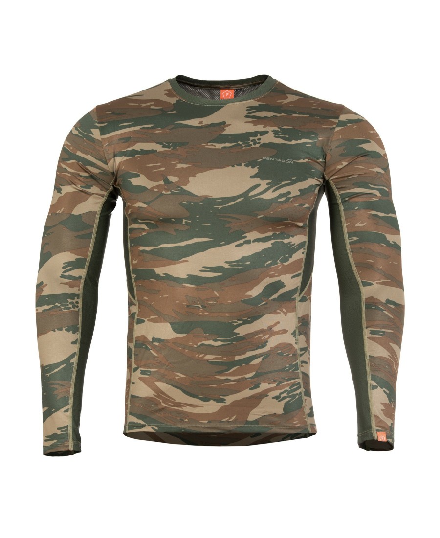 Clothing Pentagon Tactical Long Sleeve | Apollo Activity Shirt Camo