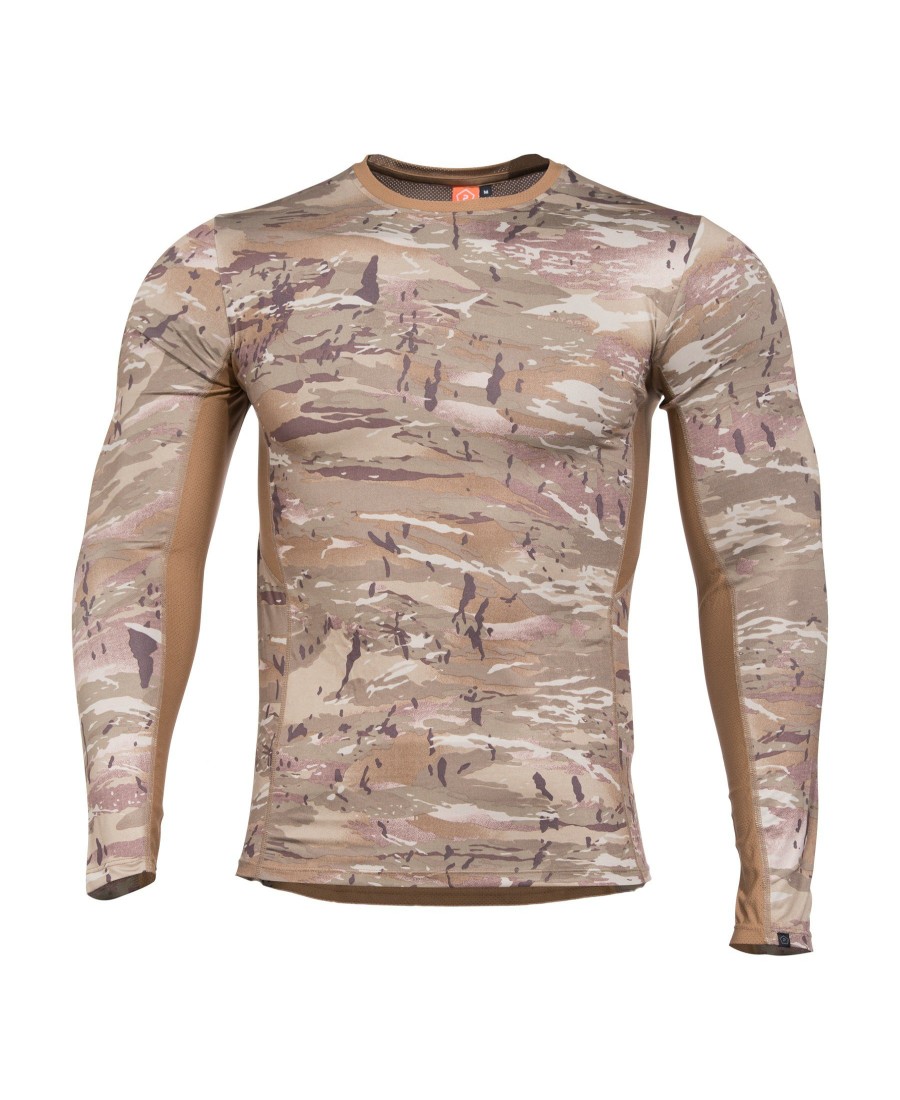 Clothing Pentagon Tactical Long Sleeve | Apollo Activity Shirt Camo