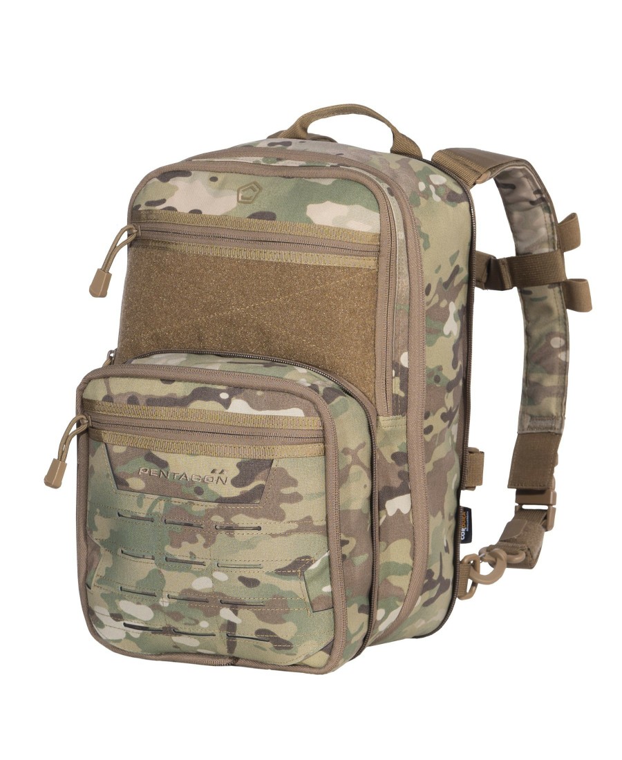 Backpacks & Bags Pentagon Tactical Backpacks | Quick Bag Mc 67-Multicam