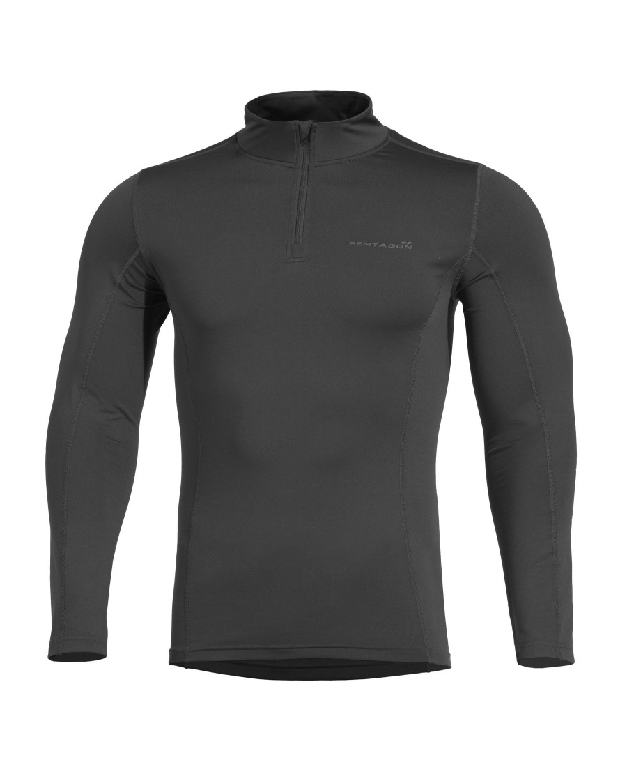 Clothing Pentagon Tactical Long Sleeve | Pindos 1/2 Zip Pindos Thermal Under Shirt