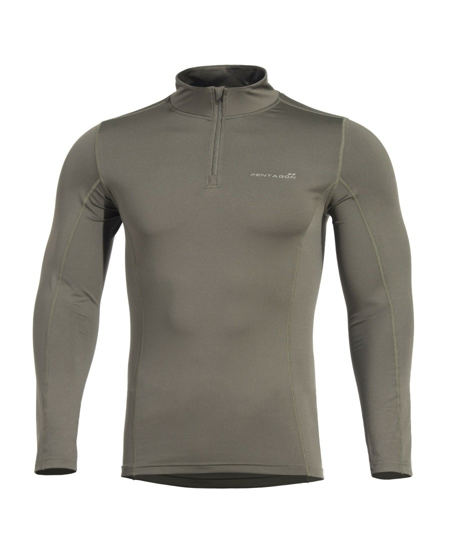 Clothing Pentagon Tactical Long Sleeve | Pindos 1/2 Zip Pindos Thermal Under Shirt