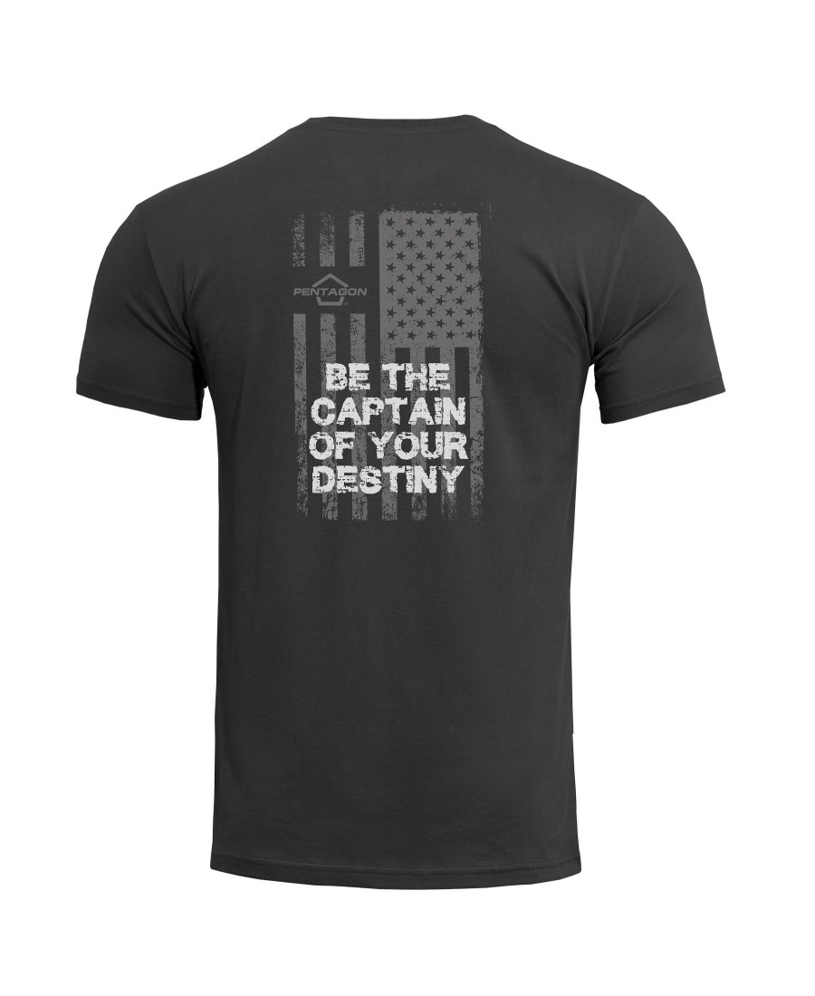 Clothing Pentagon Tactical Tees | Ageron "American Flag" T-Shirt