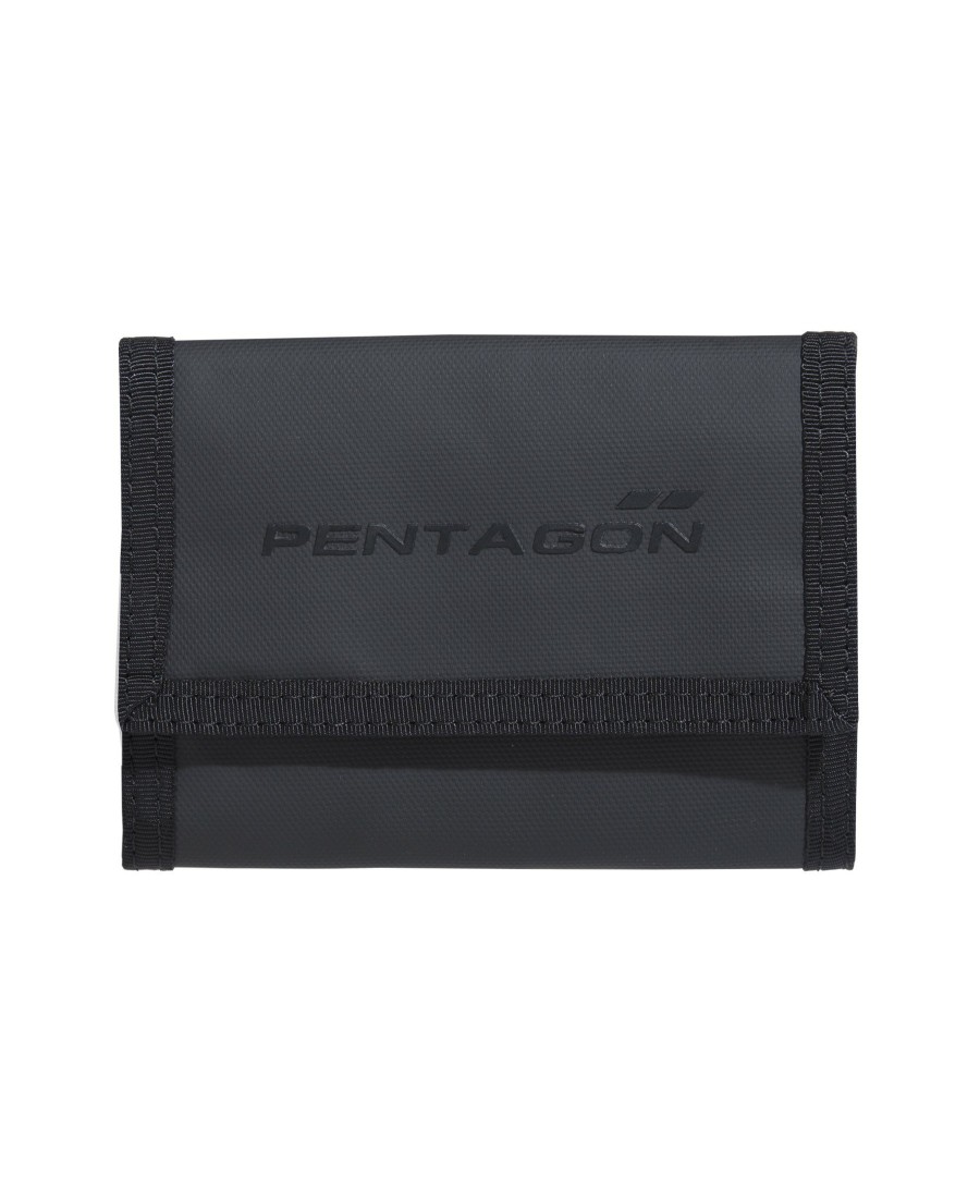 Tactical Equipment Pentagon Tactical Wallets | Stater 2.0 Stealth Wallet 31-Stealth Black