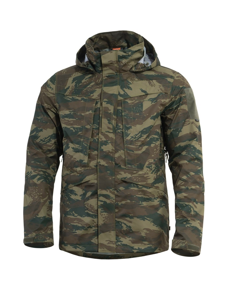 Clothing Pentagon Tactical Shells | Hurricane Shell Jacket Camo