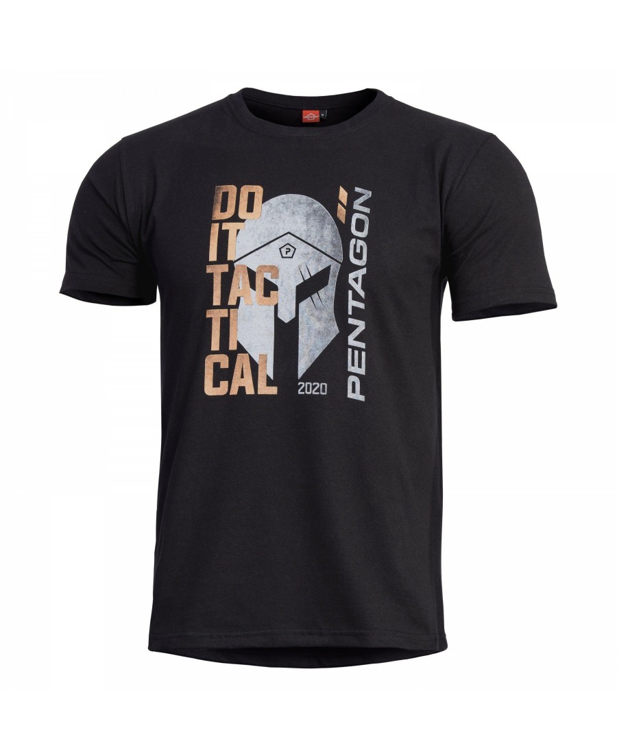 Clothing Pentagon Tactical Tees | Ageron "Do It Tactical" T-Shirt 01-Black