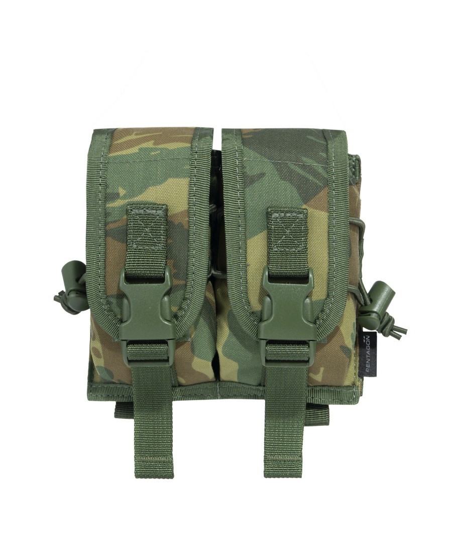 Tactical Equipment Pentagon Tactical Mag Pouches | Double Multi Pouch Camo 56-Gr.Camo